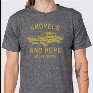 SHOVELS and ROPE Band Tee grey vintage tshirt L